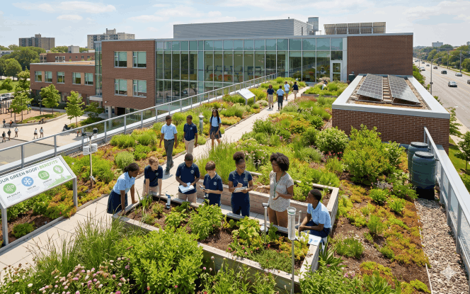 Educational Rooftop Modern Construction News Articles The Multifaceted Benefits of Green ...